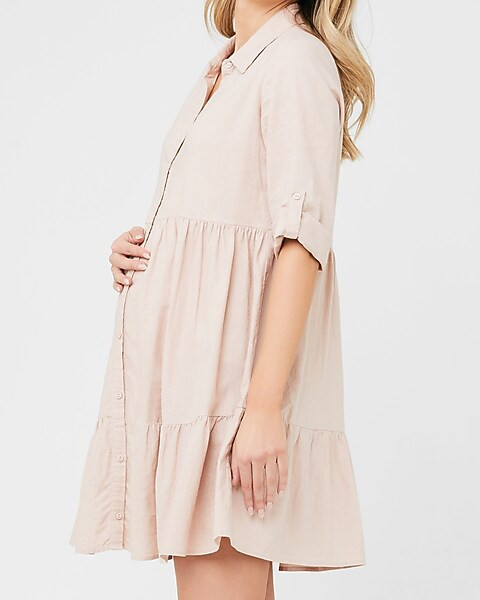 Ripe Maternity Adel Button Through Dress | Express