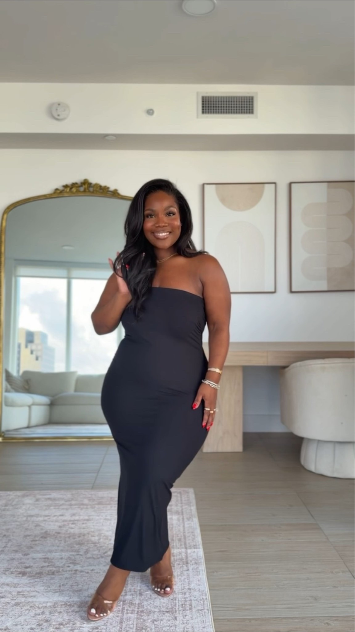 Dress is super versatile and only $10 🖤 comes in blue and red too! 

Dress: Size L

Use code EMMYXSPANX for $$ off my undergarments linked below! 

Also linking the rest of my Walmart haul below 🙌🏾 

Vacation outfits, summer dresses, summer outfits, Emmy Petit

#LTKMidsize #LTKSeasonal #LTKTravel