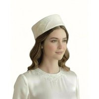 Beaded Bridal Pillbox Hat Winter Wedding Felt Hat | Etsy (US)