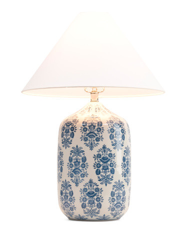 26in Floral Ceramic Table Lamp | Bedroom | Marshalls | Marshalls