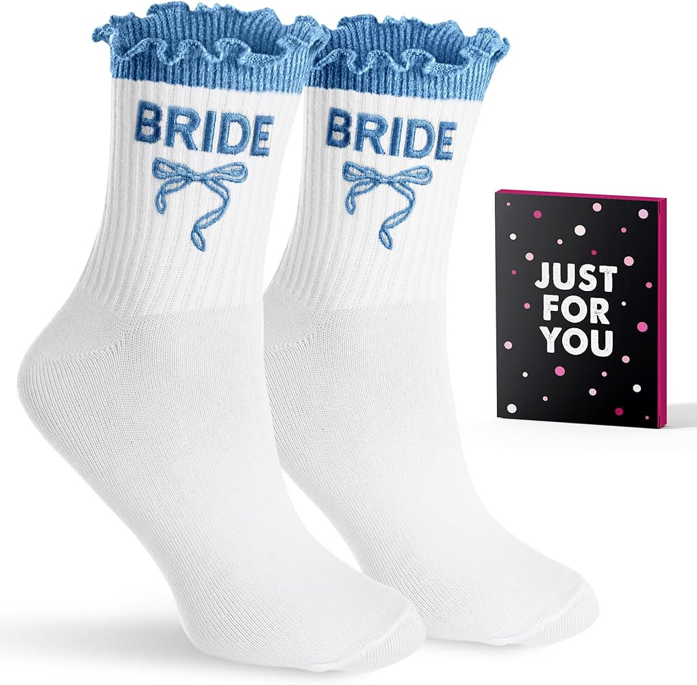 Bride Socks For Women - Bridal Shower Bride Gifts, Cute To Be Footwear, Ideal Wedding Presents | Amazon (US)