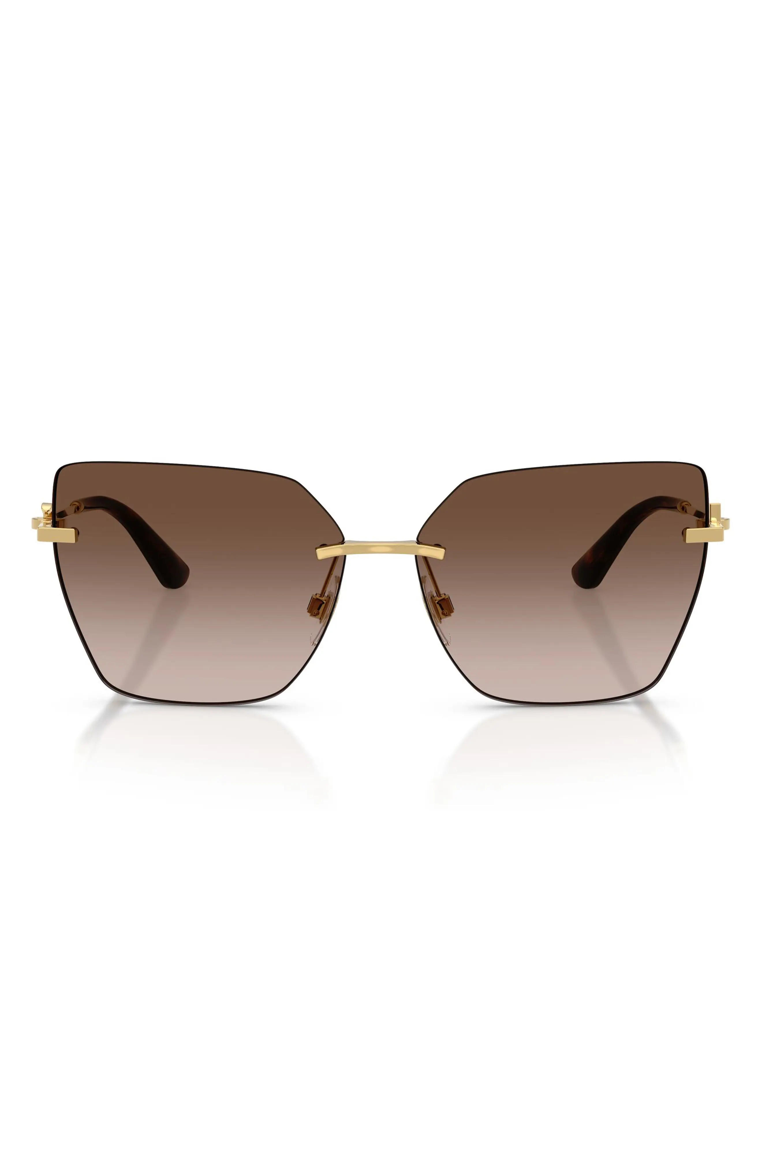 62mm Oversize Gradient Cat Eye Sunglasses (Women) | Nordstrom | Nordstrom