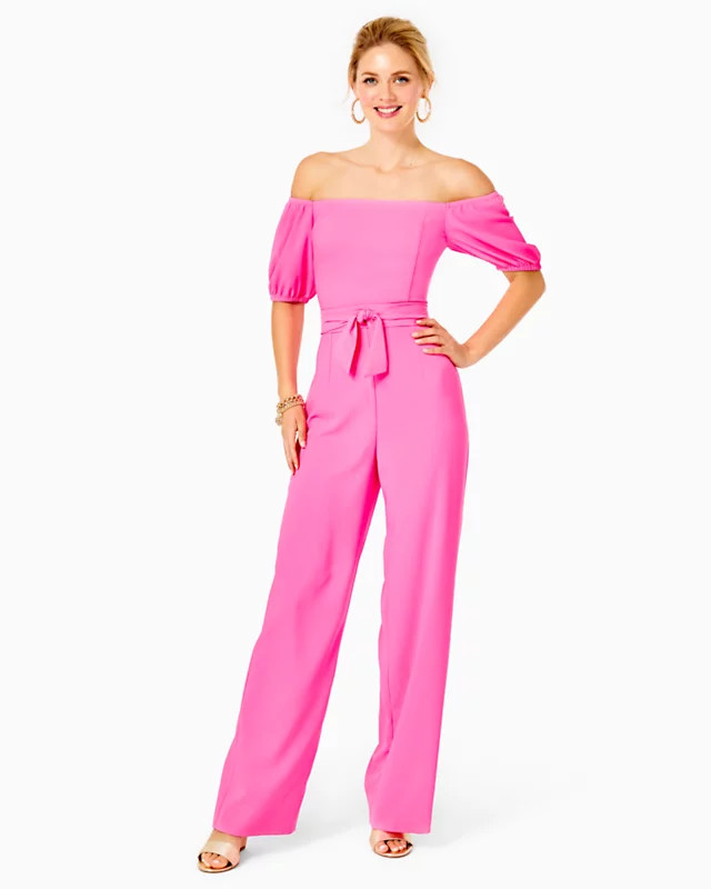 Jada Off-The-Shoulder Jumpsuit | Lilly Pulitzer | Lilly Pulitzer