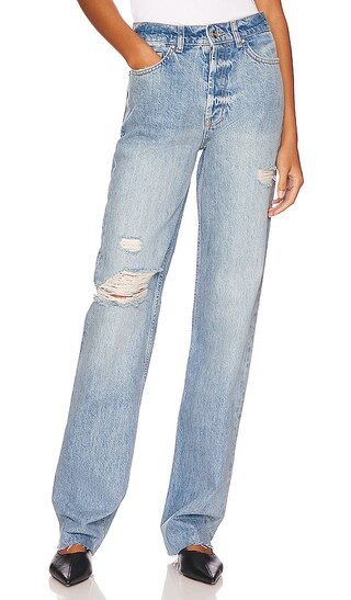Olsen Jean in Destructed Lake Indigo | Revolve Clothing (Global)