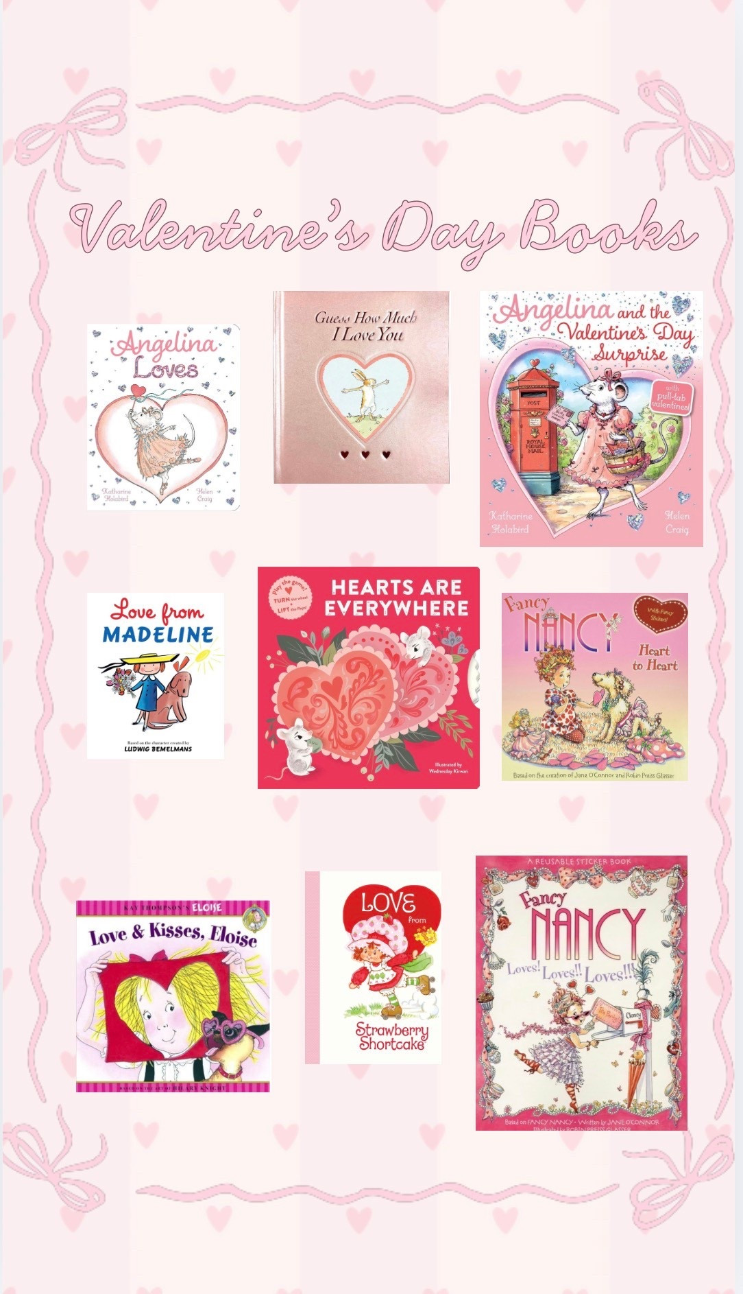 Girly valentines days books for little girls 

#LTKKids #LTKValentine #LTKBaby