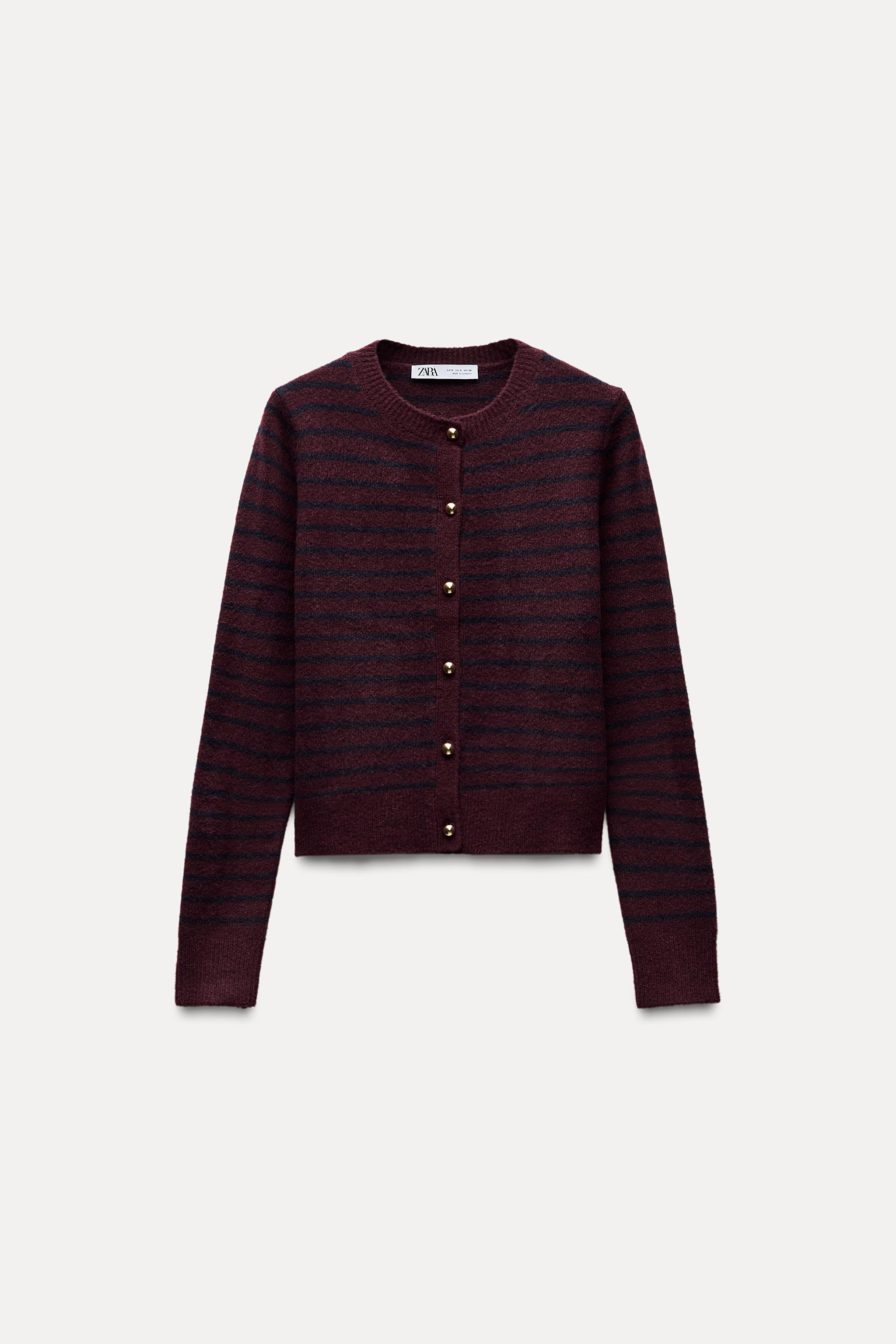 GIACCA IN MAGLIA A RIGHE | Zara IT