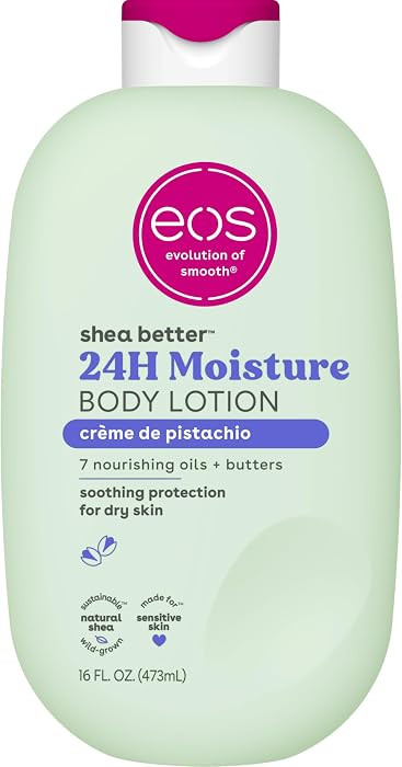 eos Shea Better Body Lotion - Cr\u00e8me de Pistachio 24-Hour Moisturiser \u00b7 Light & Non-Grea... | Amazon (UK)