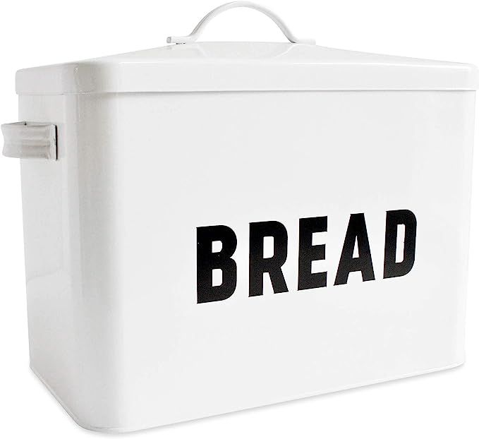 Metal Bread Box - Countertop Space-Saving, Extra Large, High Capacity Bread Storage Bin for your ... | Amazon (US)