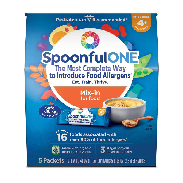 SpoonfulONE Early Allergen Mix-in for Baby Food - 5pk | Target
