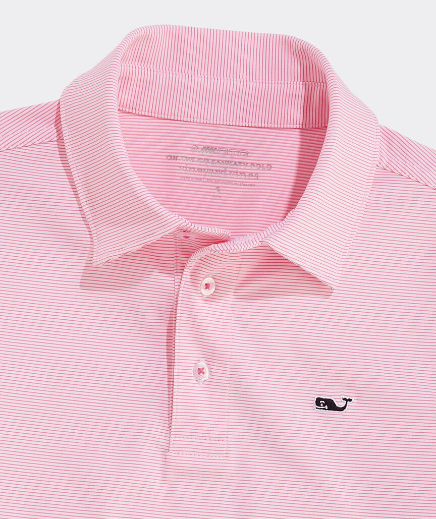 Boys' Performance St. Jean Stripe Sankaty Polo | vineyard vines