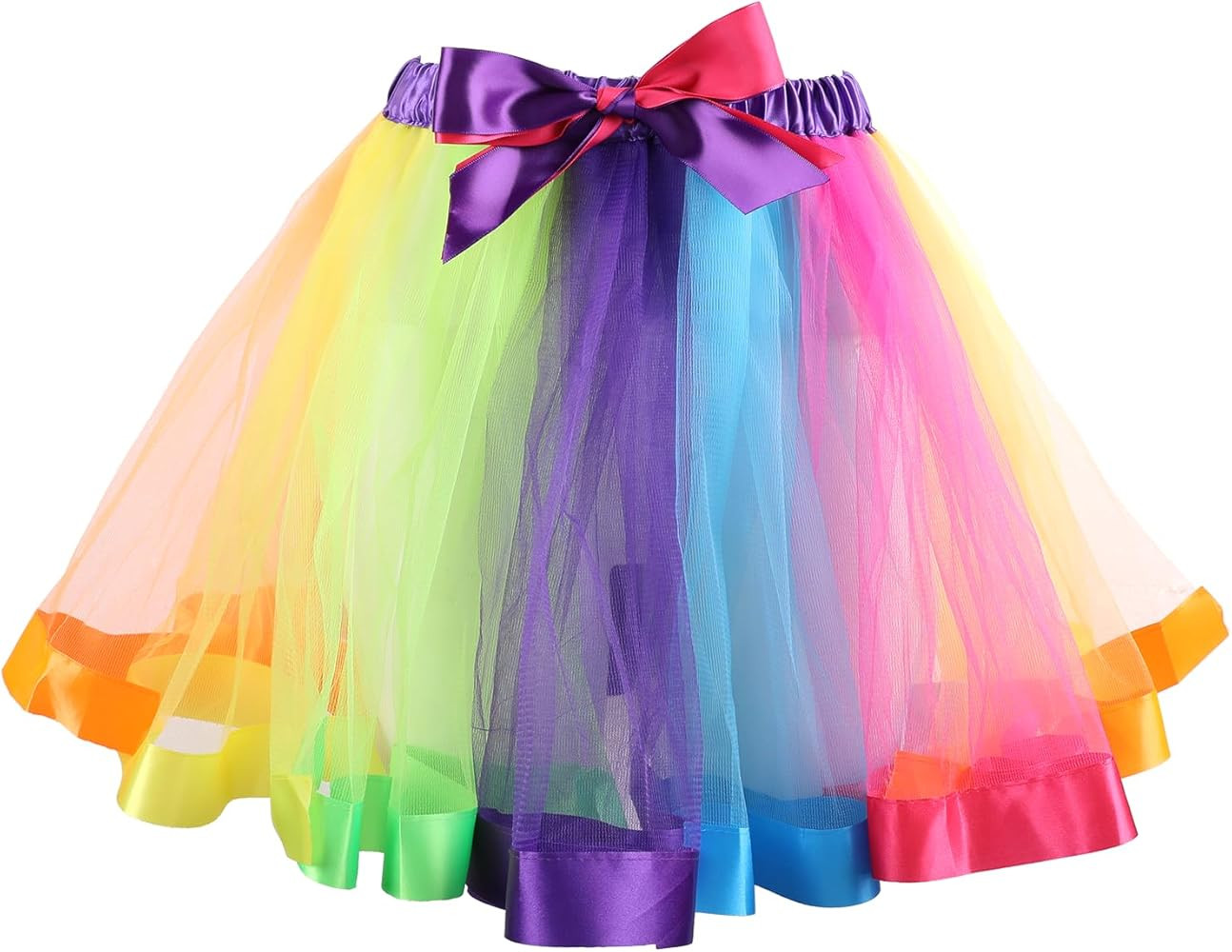 Womens Rainbow Tutu. Rainbow Skirt Dress Women Adult Tutu Colorful Tulle Party Dance Skirt Fluffy... | Amazon (US)