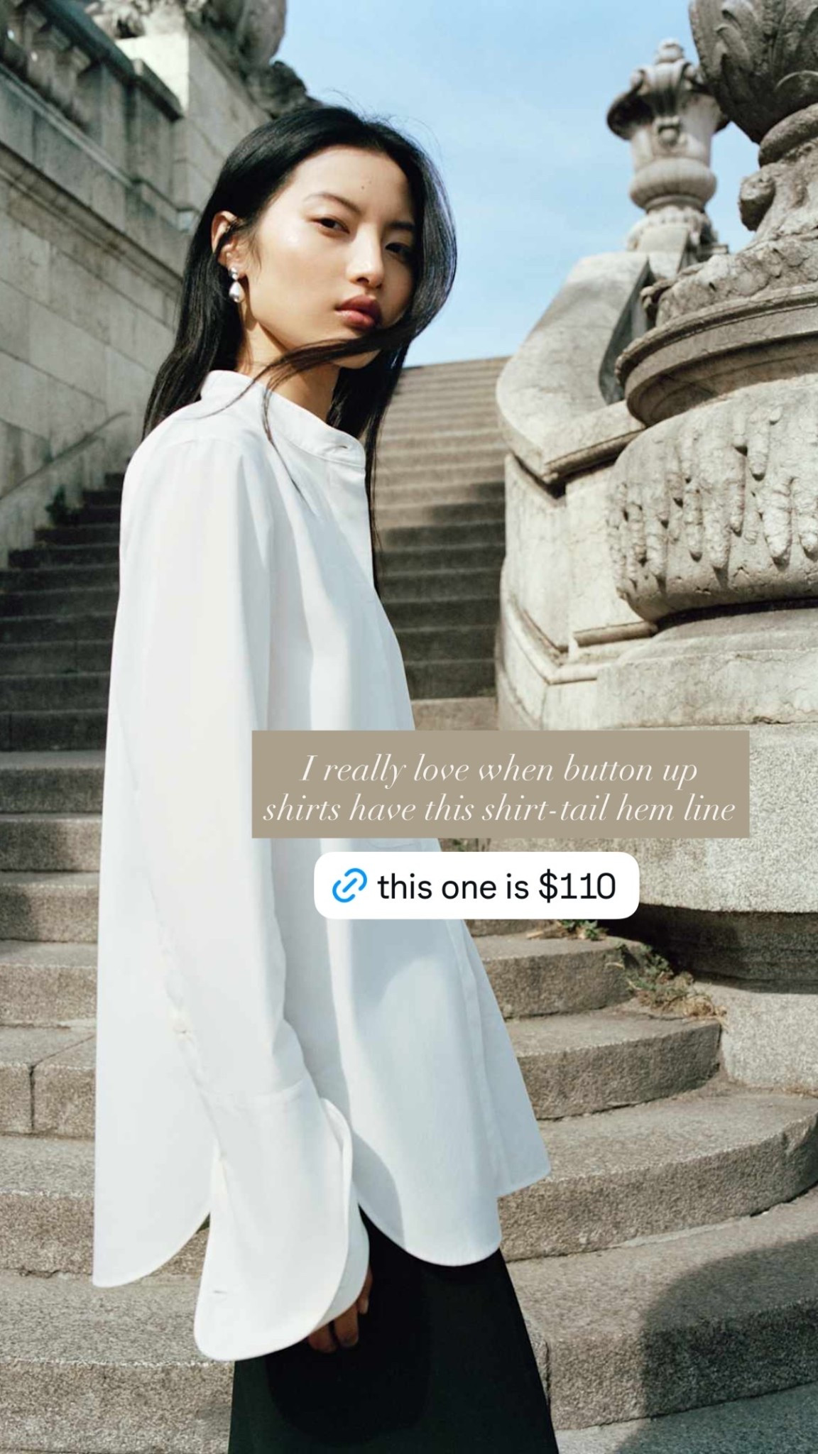 Chic shirt by Aritzia

#whiteshirt
#cottonshirt
#buttondownshirt
#classicstyle
#Aritzia

#LTKootd #LTKSaleAlert #LTKSeasonal