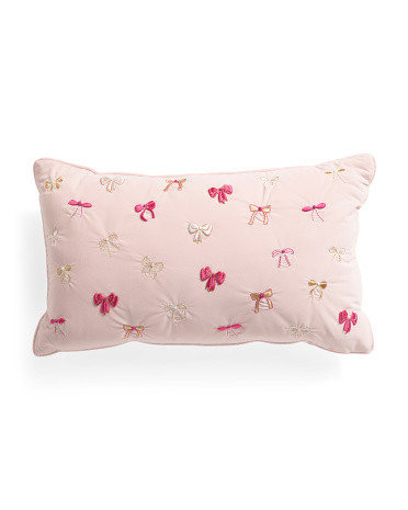 14x24 Bow Pillow | Throw Pillows | Marshalls | Marshalls