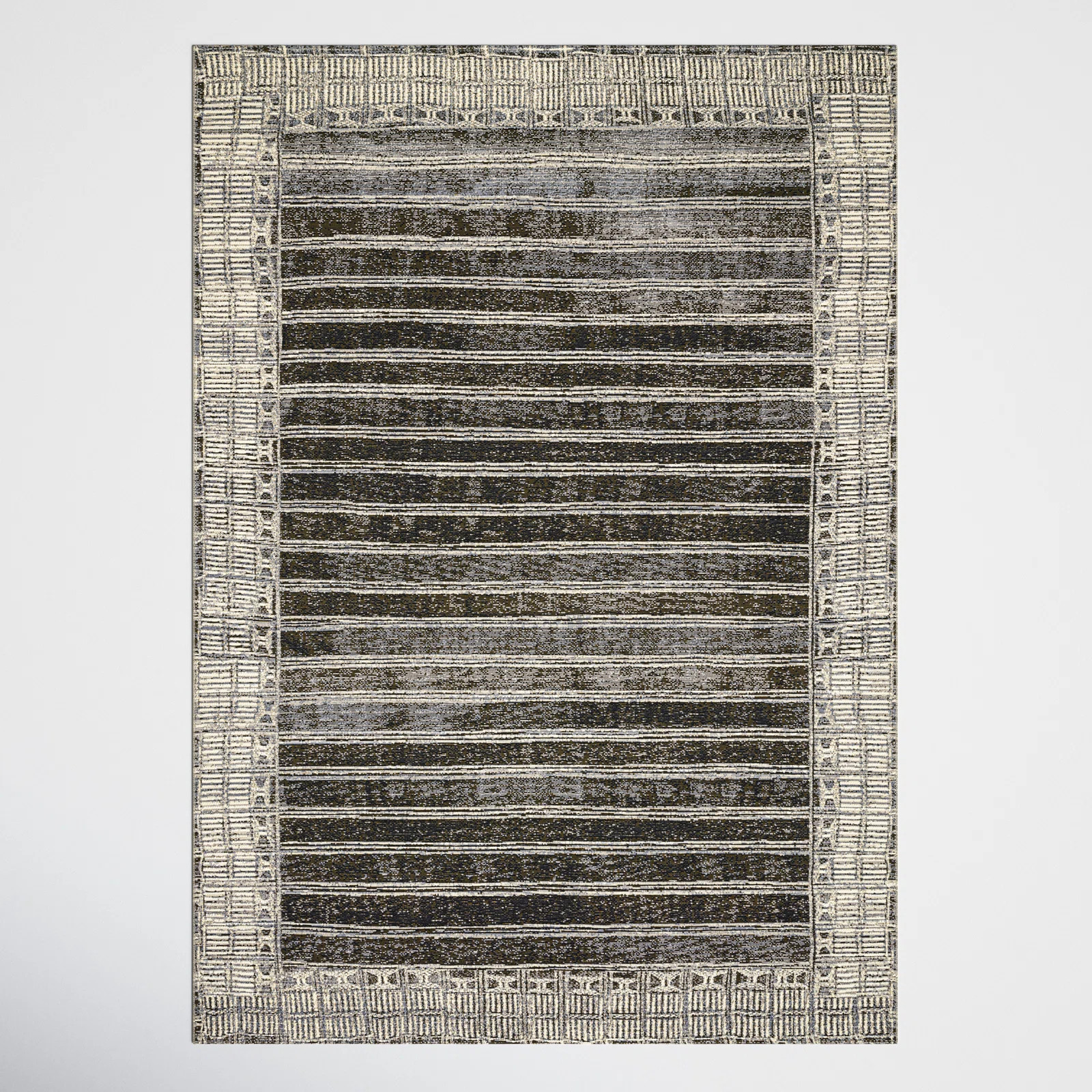 Boden Charcoal/Ivory Indoor/Outdoor Rug | Wayfair North America