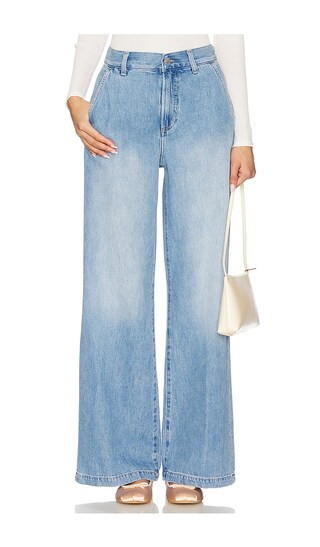 PISTOLA Dalia Wide Leg Jeans in Blue. - size 29 | Revolve Clothing (Global)