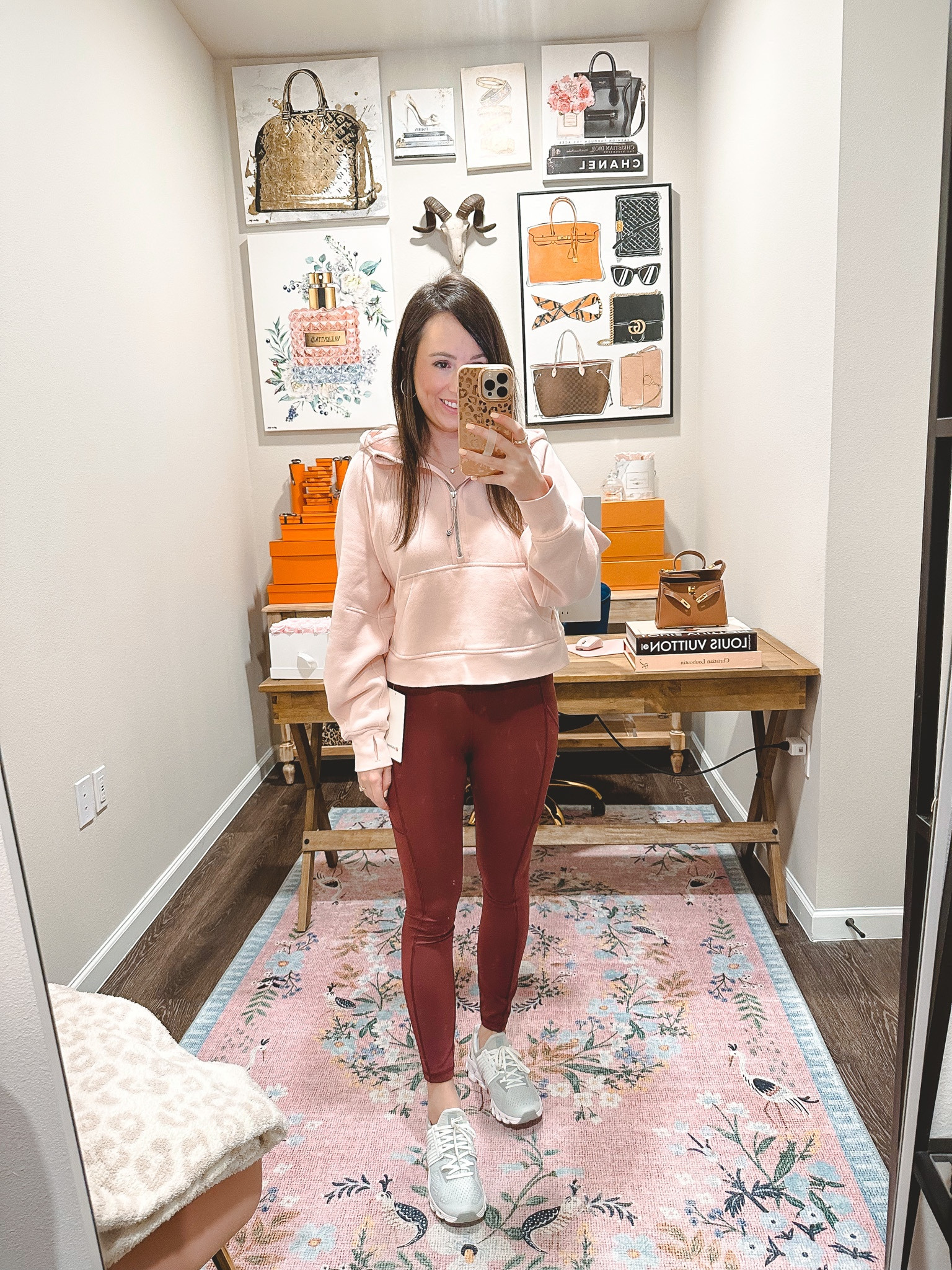 Lululemon scuba hoodie in pink mist with invigorate leggings in red merlot (size 4)



#LTKSeasonal #LTKunder100 #LTKfit