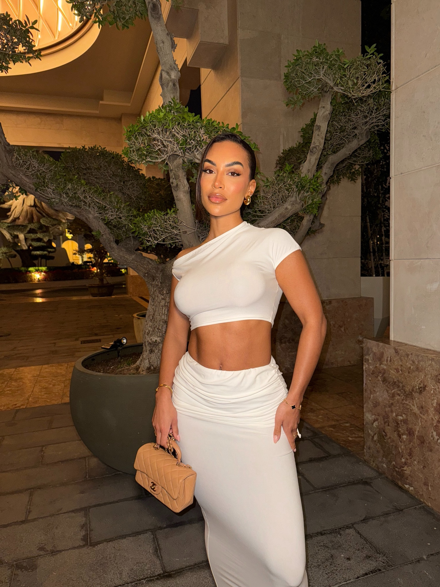 loved this dinner look 🤍☁️🐚