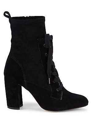 Hacken Suede Lace-Up Booties | Saks Fifth Avenue OFF 5TH (Pmt risk)