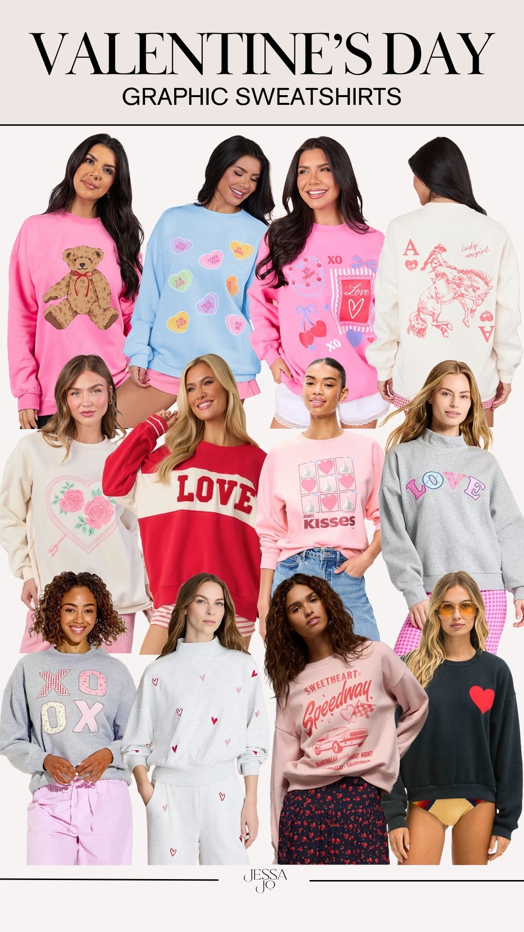Valentine’s Day graphic sweatshirts. Valentine’s Day style. Causal Valentine’s Day style. Pink lily Valentine’s Day sweatshirt. Aviator nation heart sweatshirt. Target fashion. Target Valentine’s Day style. Xoxo sweatshirt  

#LTKootd #LTKSeasonal #LTKFindsUnder50