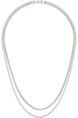 Silver #5760 Necklace | SSENSE