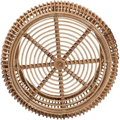 Aliane Modern Bohemian Natural Brown Rattan Coffee Table | Wayfair North America