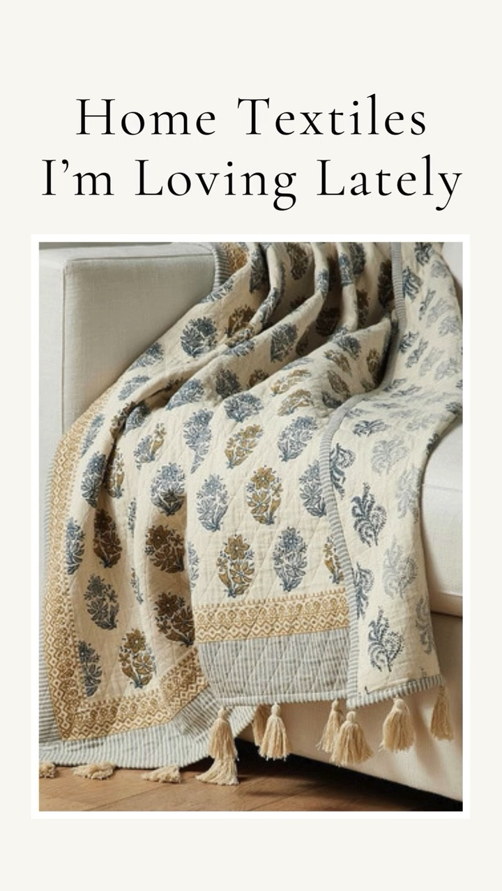 My favorite home textiles! 

#LTKVideo #LTKSeasonal #LTKhome