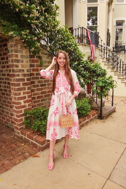 Adore this Sue Sartor look for less 😍 I have it in three colors! Fits true to size but I sized up one to a medium for a more flowy look. 
.
Etsy finds block print midi dress 

#LTKSeasonal #LTKSaleAlert #LTKFindsUnder100