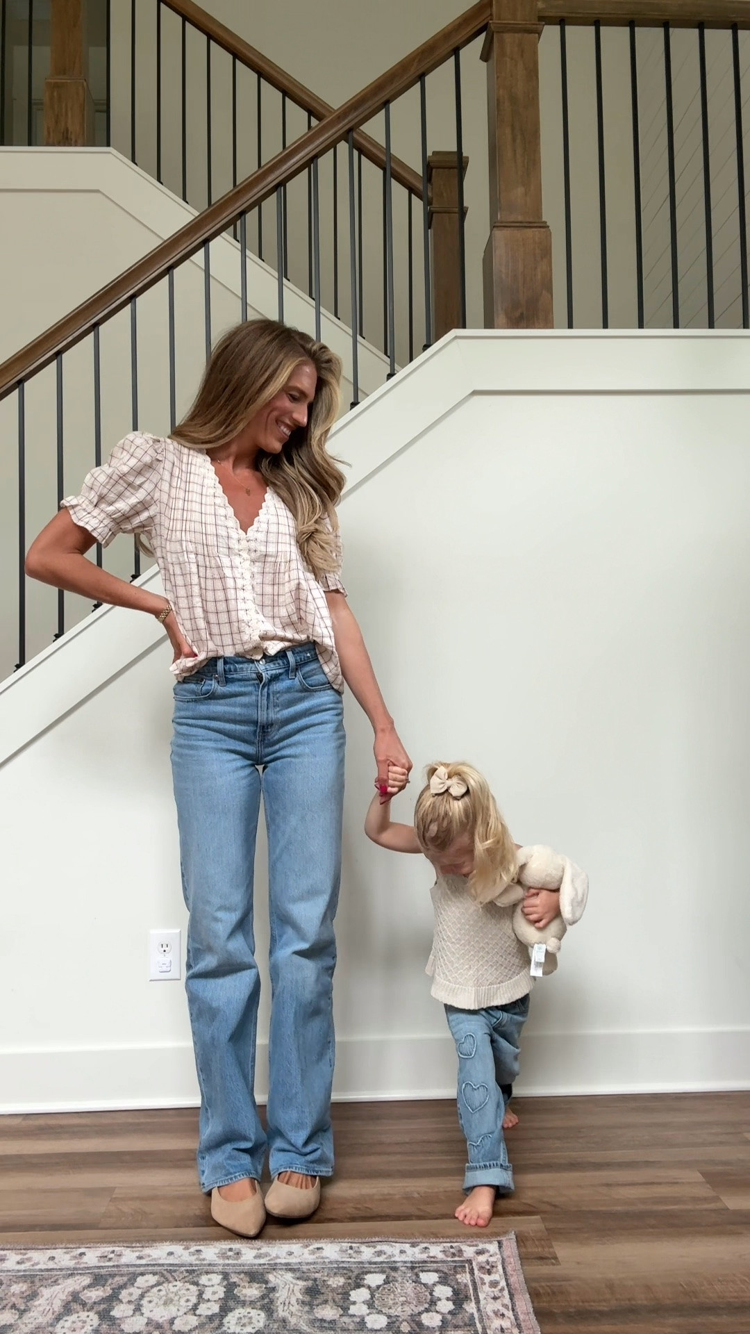 #AbercrombiePartner How cute are these outfits on my girls? I love that @Abercrombiekids has matching jeans for toddlers and newborns. Their tops also are a part of a set that comes with matching shorts! 
Right now, all of their denim (including the denim, I am wearing as well) is 40% off and almost everything else is 20% off. Plus, use stackable code DENIMAF for an extra 15% off.
Denim Promo: *Offer valid in stores and online August 5, 2026 to August 10, 2026 in US/CA. Excludes clearance. Online price reflects discount.
Extra 20% Off: *Offer valid in stores and online August 5, 2026 to August 10, 2026 in US/CA. Exclusions apply as indicated. Online price reflects discount
Promo Code: **Use code DENIMAF to get an additional 15% off almost everything in stores and online at checkout from August 5, 2026 to August 10, 2026 in US/CA. Exclusions apply. See details online.

#LTKKids #LTKBaby #LTKTall