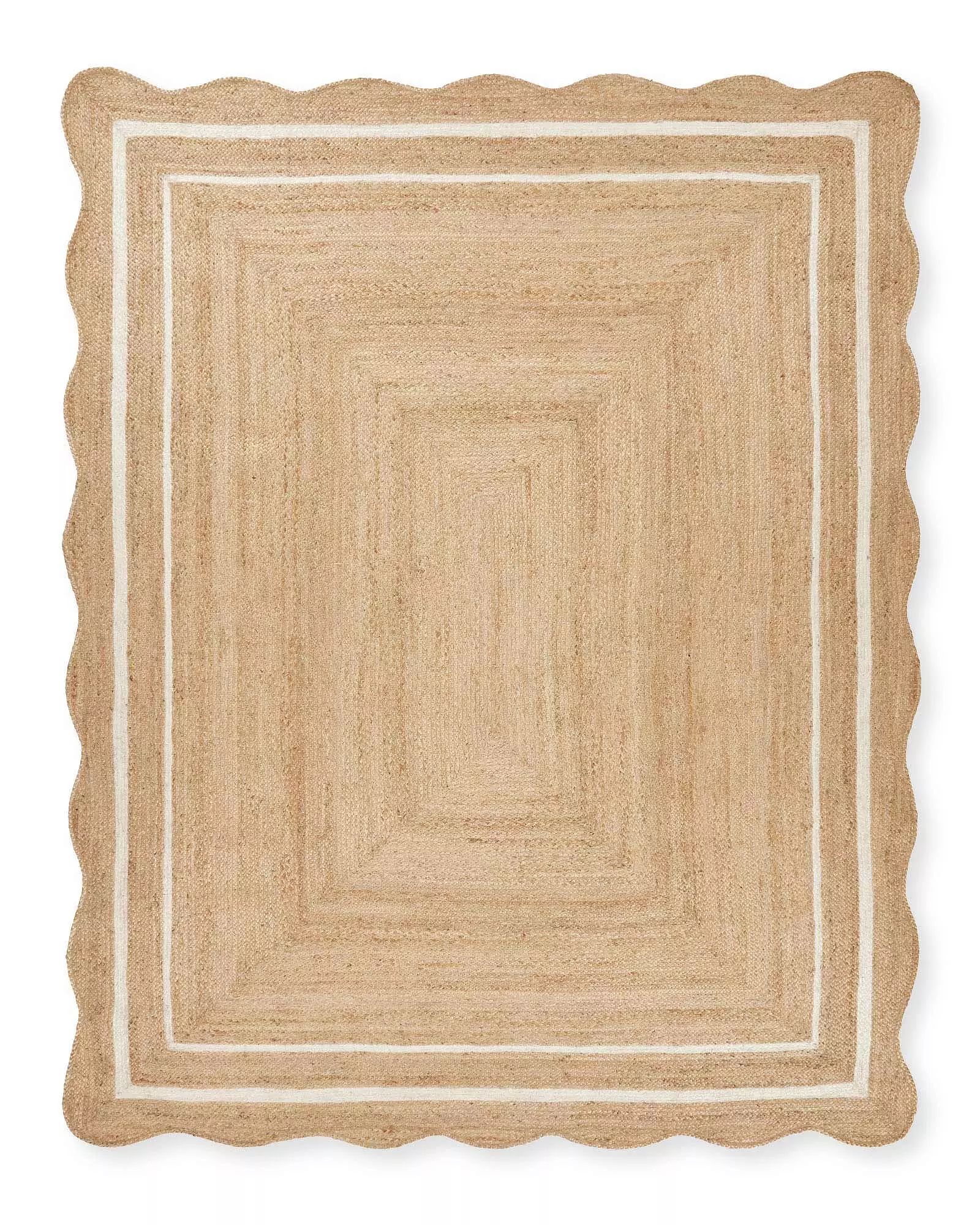 Scallop Jute Rug | Serena and Lily