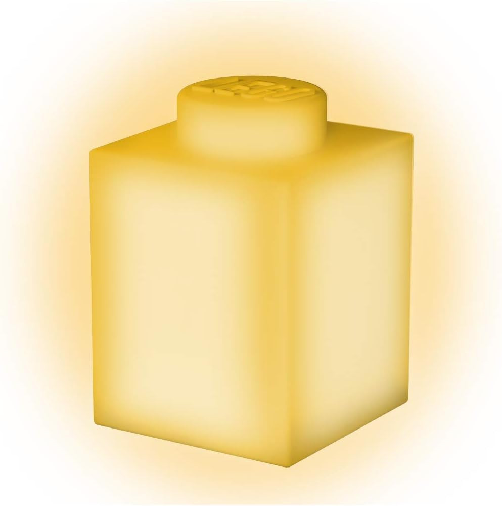 IQ Lego 1x1 Brick Silicone Night Light - Yellow, 3" x 3" x 4.5", Ages 6+ (LP40) Portable Flexible... | Amazon (US)