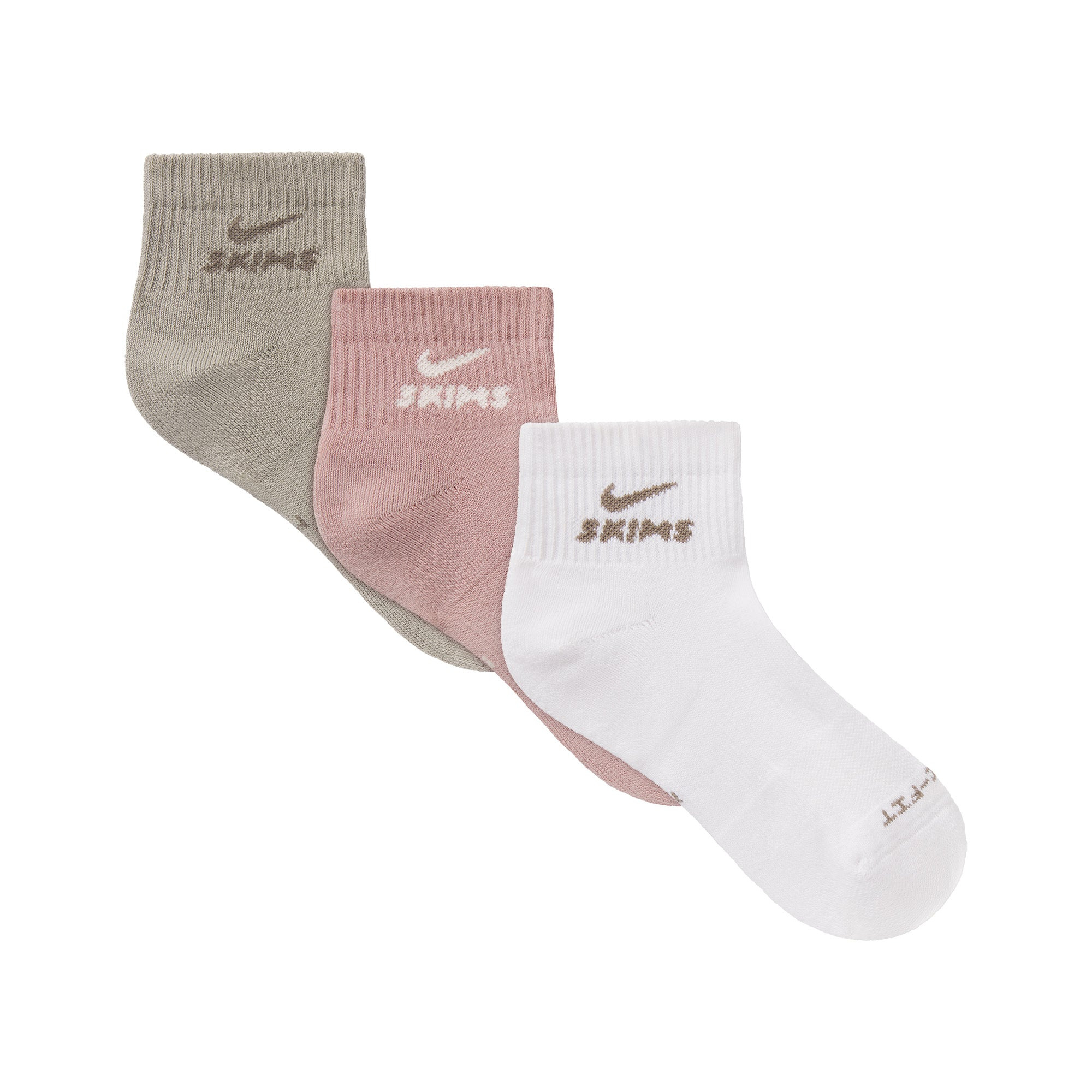 NikeSKIMS ACCESSORIES DRI-FIT QUARTER CREW SOCK 3-PACK | HIMALAYAN MULTI | SKIMS | SKIMS (US)