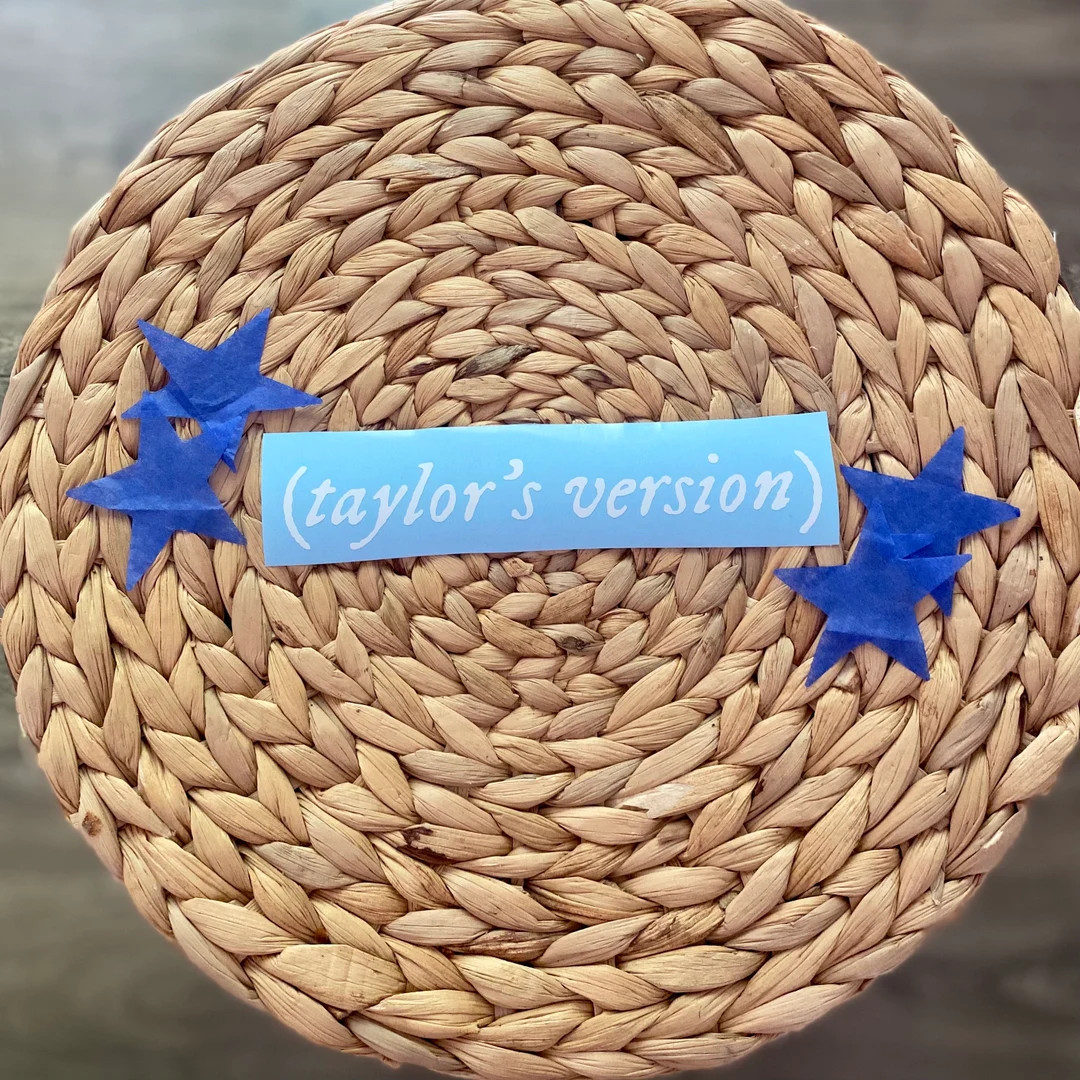 Taylors Version Vinyl Sticker Car Window/laptop Decal Folklore Aesthetic taylor's Version - Etsy | Etsy (US)