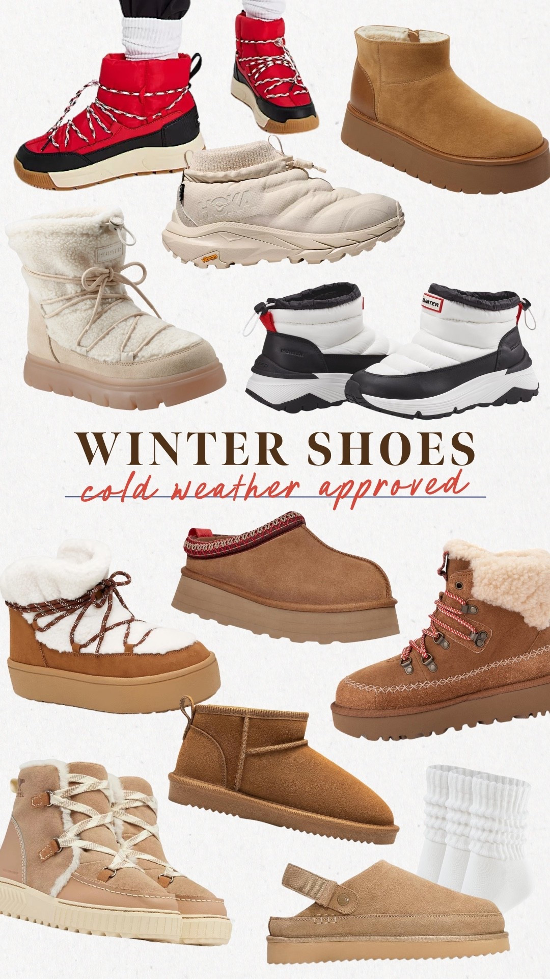 Cold weather approved winter shoes! Waterproof & winter walking shoes, snow shoes, casual everyday winter shoes & more! I'm making a goal for myself to still get outside in the winter for walks so I'm actively searching for a good winter walking shoes, I love the red ones!! Do you have any recommendations? 

Linking waterproofing spray and cleaning kit too so you can keep your boots nice all season! 

Winter shoes, winter walking shoes, winter boots, winter tennis shoes, snow shoes

#LTKSeasonal #LTKStyleTip #LTKShoeCrush