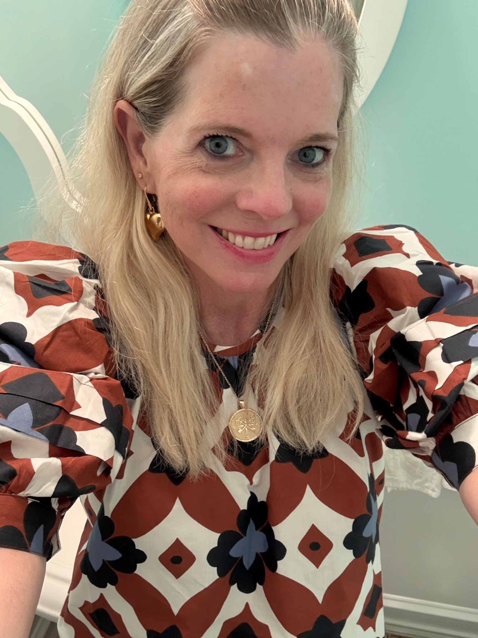 I love this top for FALL!🤎

Meet the Lilly Blouse - a timeless and refined wardrobe essential that exudes effortless elegance. The classic crew neckline and short puff sleeves with subtle panel details add a touch of sophistication to its understated design. This versatile blouse is the perfect companion for any occasion. Lilly is crafted from crisp cotton poplin, breathable and soft against the skin. Nature's patterns inspire the 'Mosaic' print, reimagin- ing organic designs like layered scales and lattices in a contemporary, simplified style.


#LTKOver40 #LTKSeasonal #LTKParties