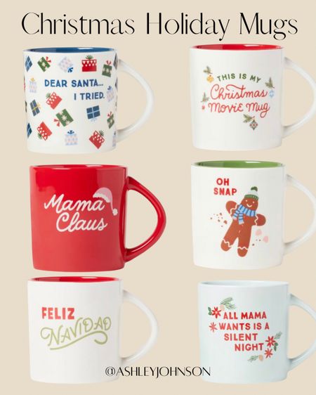 Christmas mugs. Holiday mugs. Christmas coffee cups. Mrs Claus coffee mug. #gingerbreadcoffeecup #Feliznavidad #momchristmasmug #festiveholidaymugs #christmascoffeemugs

#LTKsalealert #LTKSeasonal #LTKHoliday