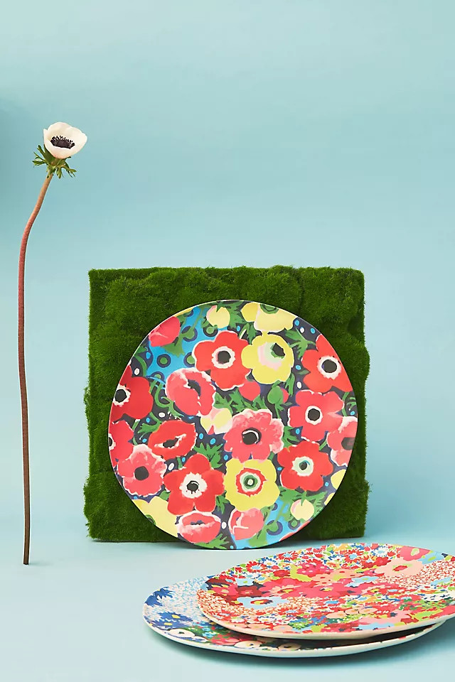 Sarah Campbell Bamboo Melamine Dinner Plate | Anthropologie (US)