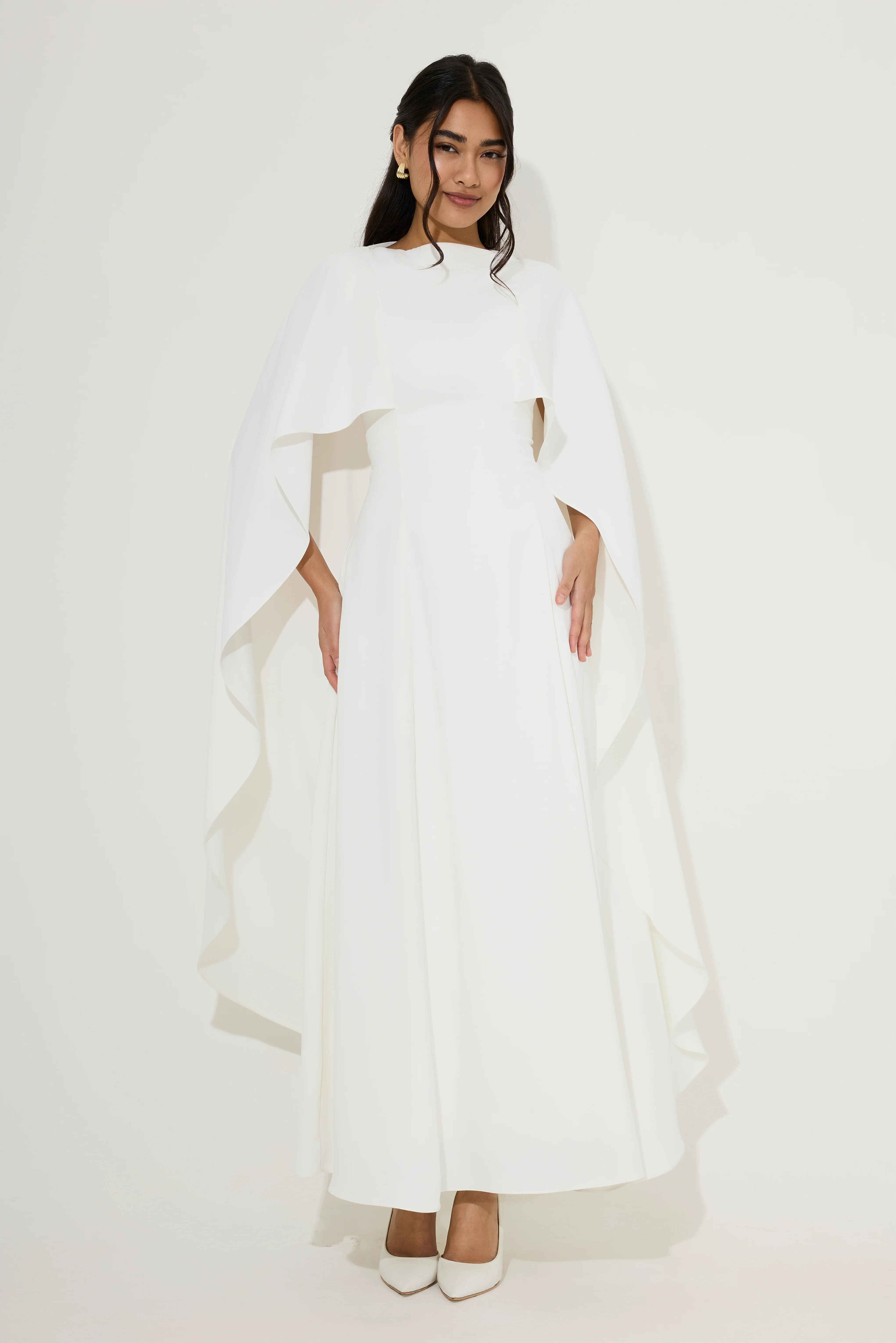 Cape Midi Dress | Odd Muse