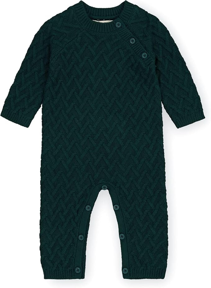 Hope & Henry Layette Baby Cable Knit Sweater Romper | Amazon (US)