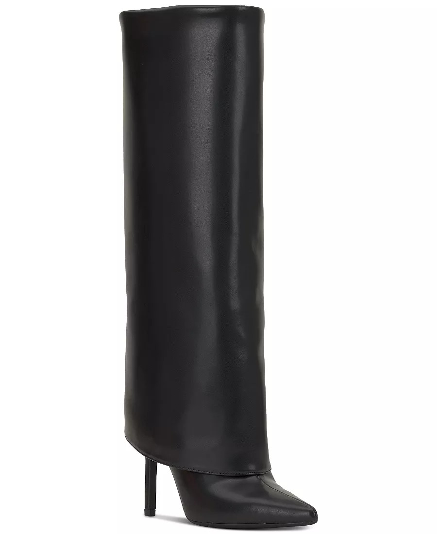 Skylar Fold Over Cuffed Knee High Boots | Macy's