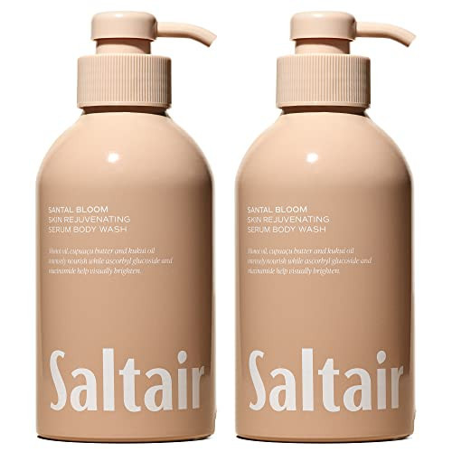Saltair Body Wash, Santal Bloom 2-Pack. Moisturizing Body Cleanser with Monoi Oil and Cupuacu Butter. Luxury Shower Gel for Women. Vegan, Cruelty-Free Paraben Free. 2x 17oz Pump Bottles | Amazon (US)