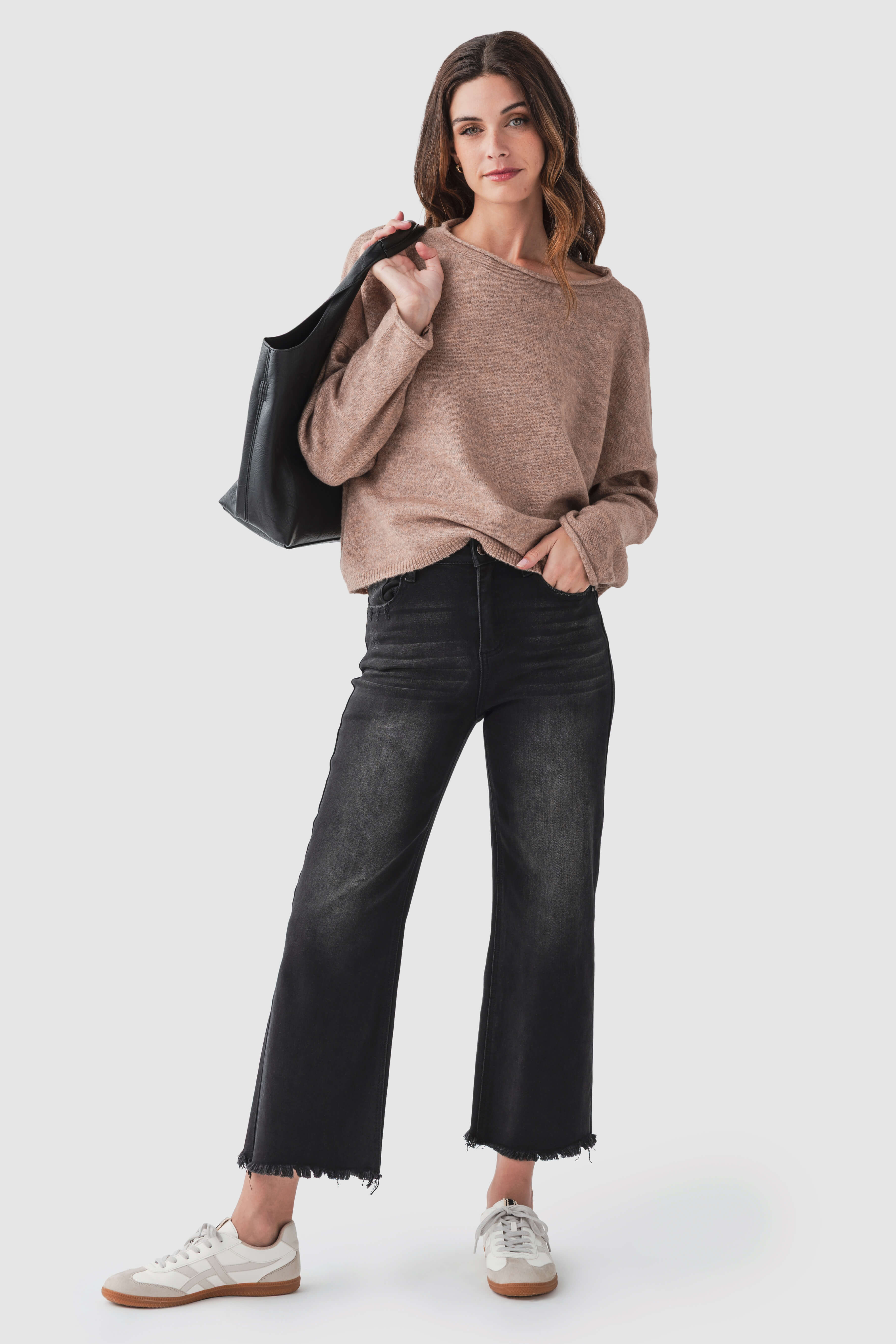 Risen Lighter Days Cropped Jeans | Social Threads