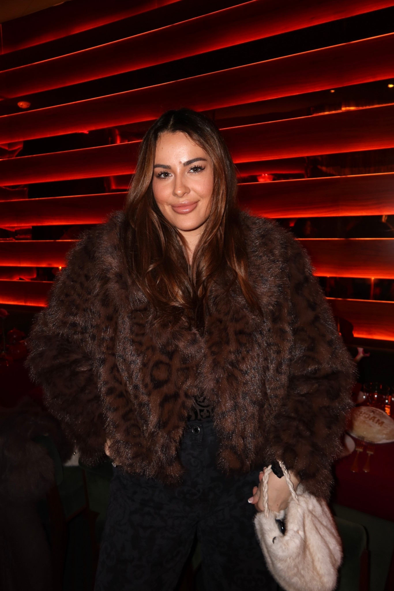 Faux fur coat wearing large 🖤

#LTKHoliday