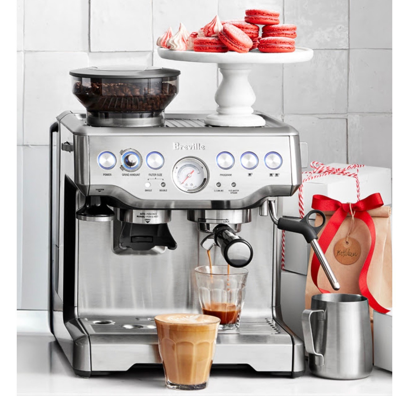 Breville Barista Express® Espresso Machine

Create barista-quality coffee at home with a little help from Breville. This espresso maker lets you grind the beans right before brewing, while precise temperature control ensures optimal espresso extraction

#LTKGiftGuide #LTKHoliday #LTKHome