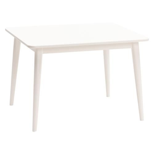Milton & Goose Crescent Modern Classic White Wood Table | Kathy Kuo Home