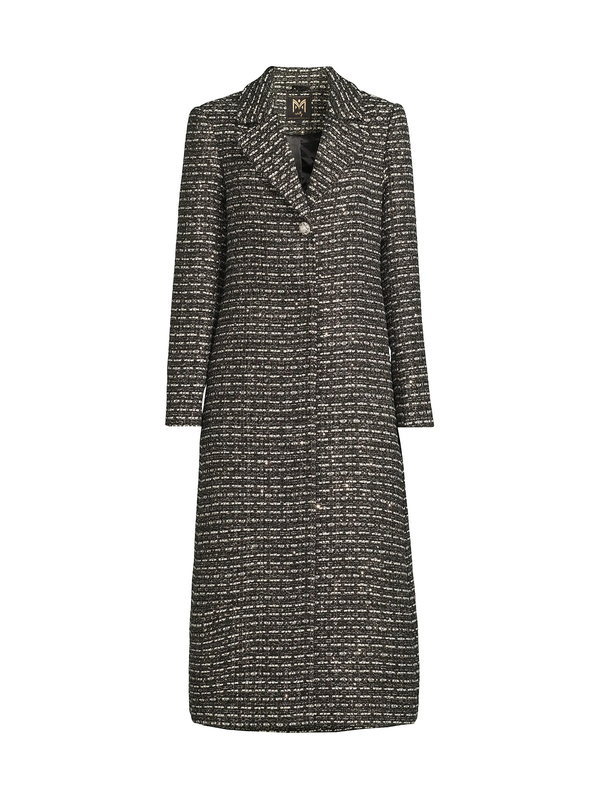SB Tweed Longline Coat | Saks Fifth Avenue