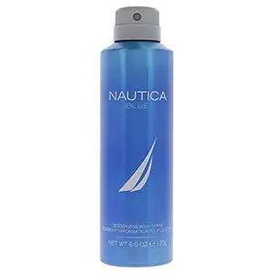 Nautica Blue Deodorizing Body Spray for Men - Invigorating, Fresh Scent - Woody, Fruity Notes of ... | Amazon (US)