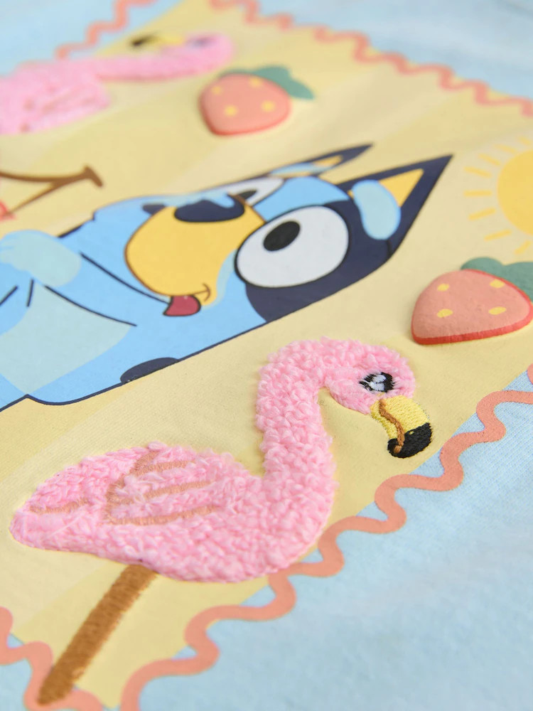 Blue Bluey Short Sleeve Top and Shorts Set (12mths-7yrs) | Next US