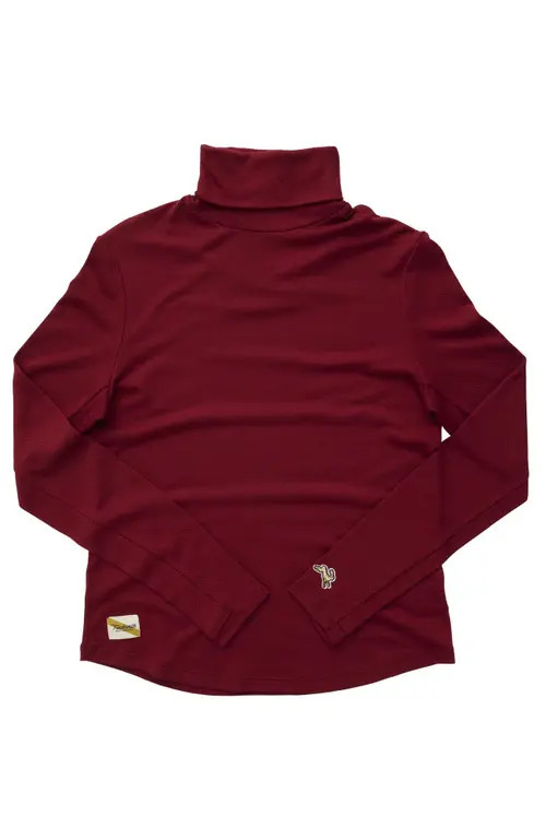 Tracksmith Women's Fells Turtleneck in Pomegranate at Nordstrom, Size Medium | Nordstrom