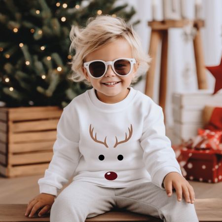 reindeer Christmas sweatshirt - toddler Christmas outfit - kid Christmas sweatshirt 


#LTKHoliday #LTKkids #LTKbaby