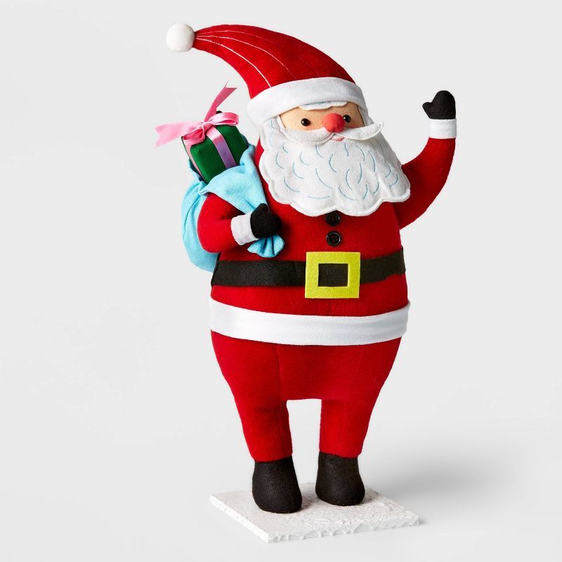20.5" Fabric Santa Claus Decorative Figurine - Wondershop™ | Target